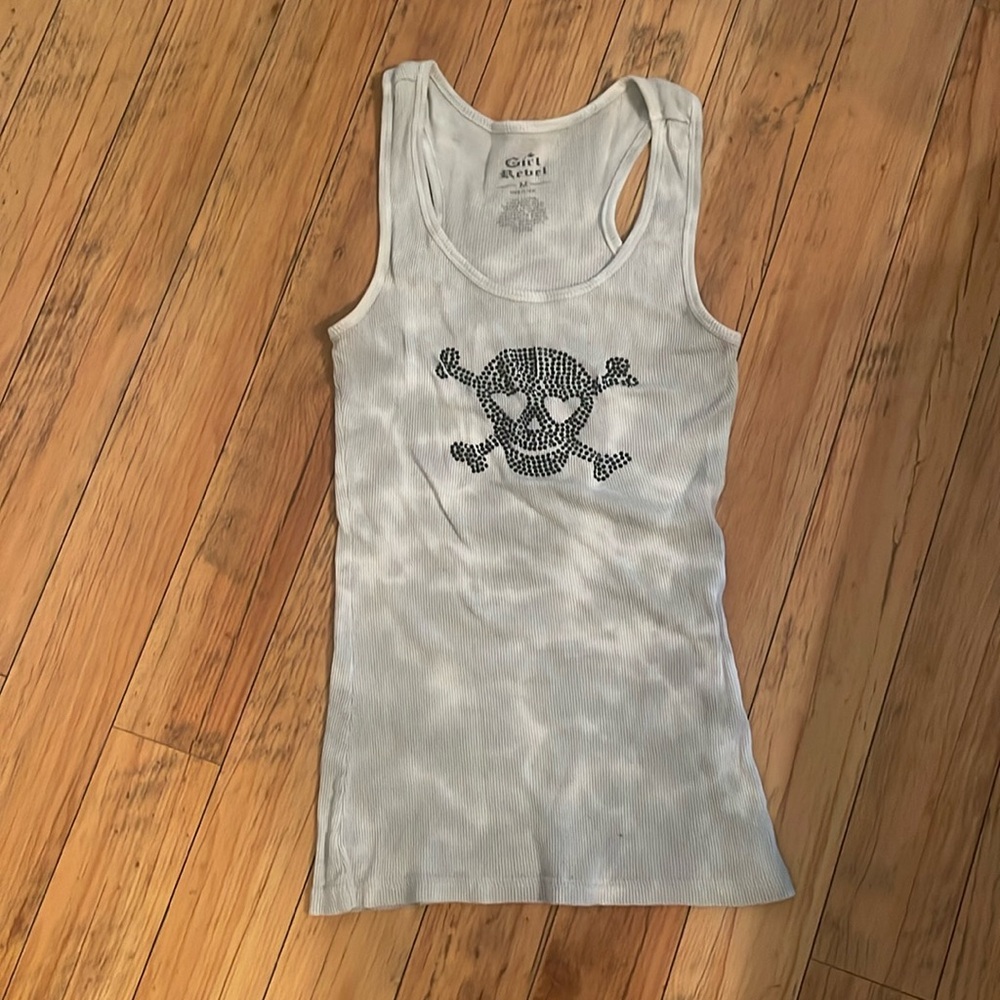 Skull Cross Bone Stud Shirt